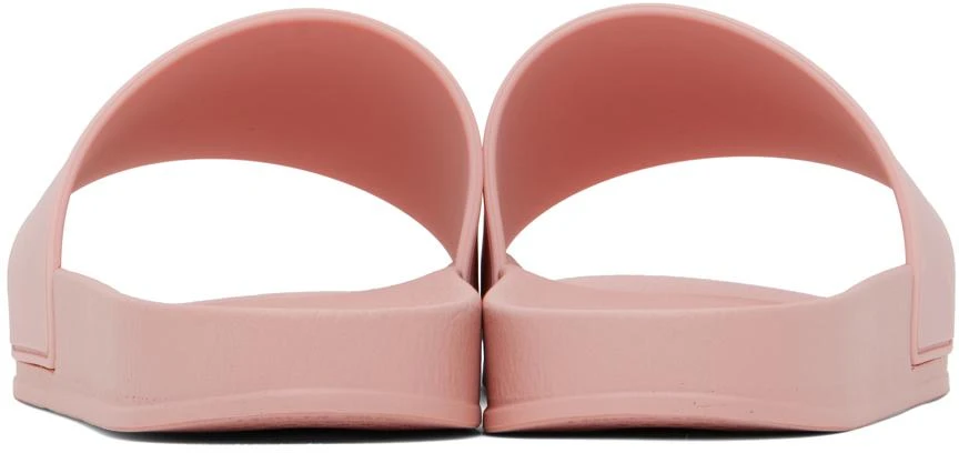 Palm Angels Pink Monogram Pool Slides 2
