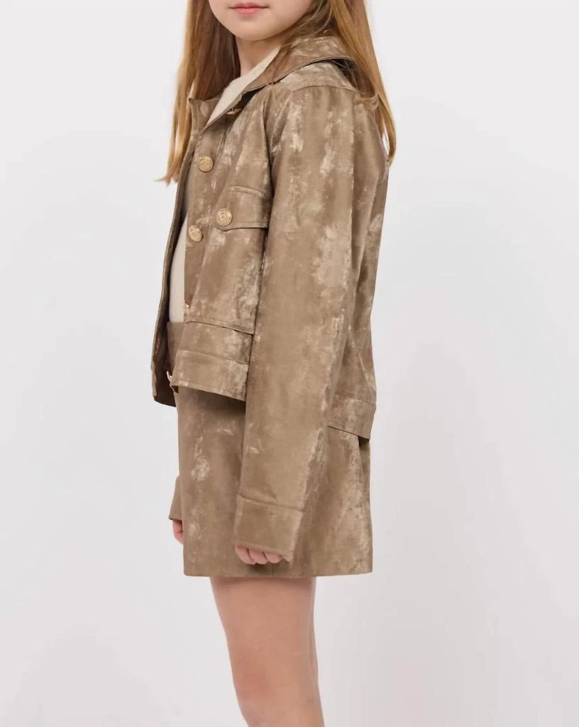 Sadie 
Sage Sadie 
Sage - Girls
 New Chapter Jacket With Officer Buttons 3