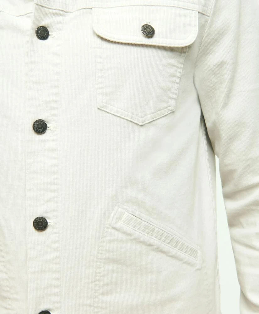 Brooks Brothers Medium Wale Corduroy Trucker Jacket 4