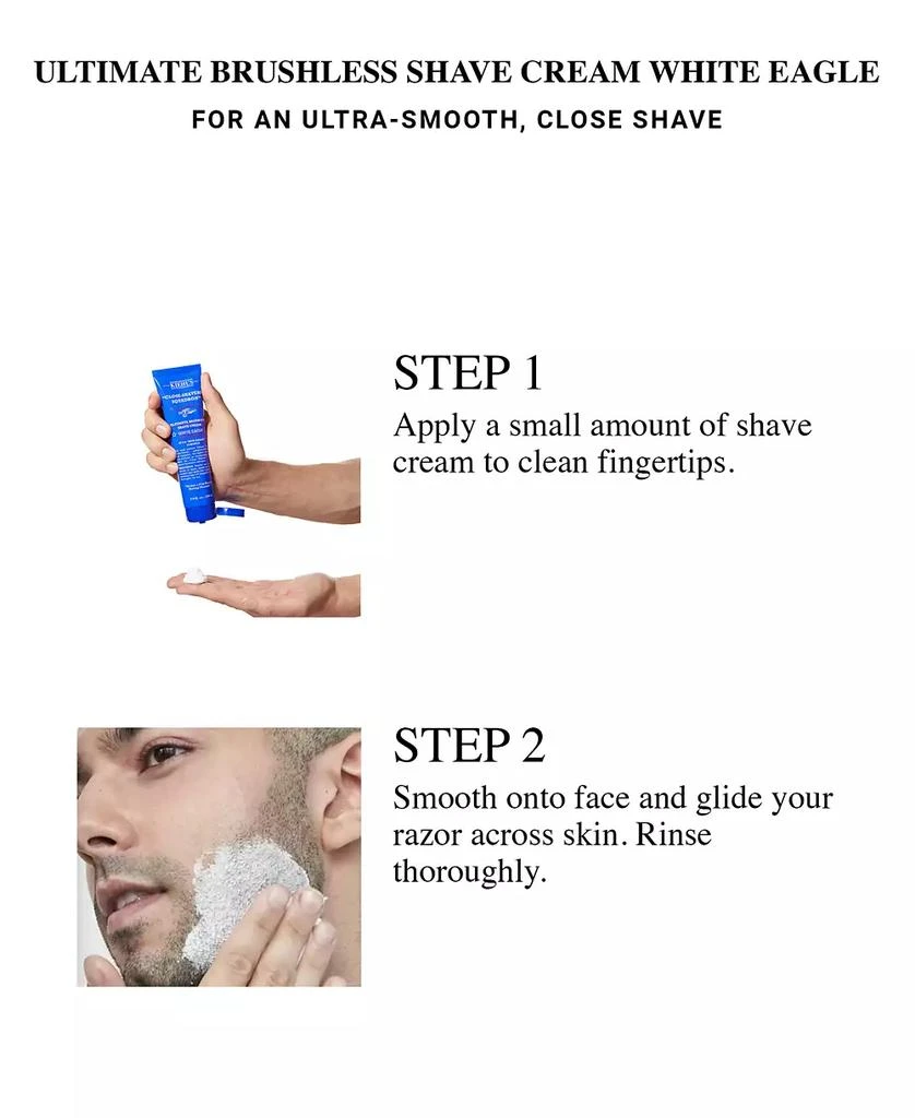 Kiehl's Ultimate Brushless Shave Cream with Menthol - White Eagle, 2.5-oz. 6