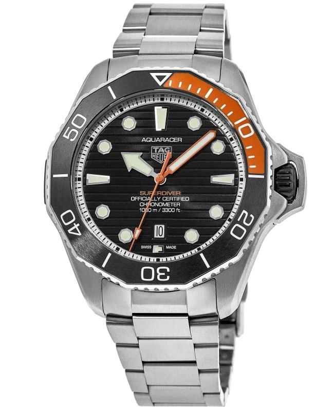 TAG Heuer Tag Heuer Aquaracer Professional 1000 Superdiver Automatic Black Dial Titanium Men's Watch WBP5A8A.BF0619 1