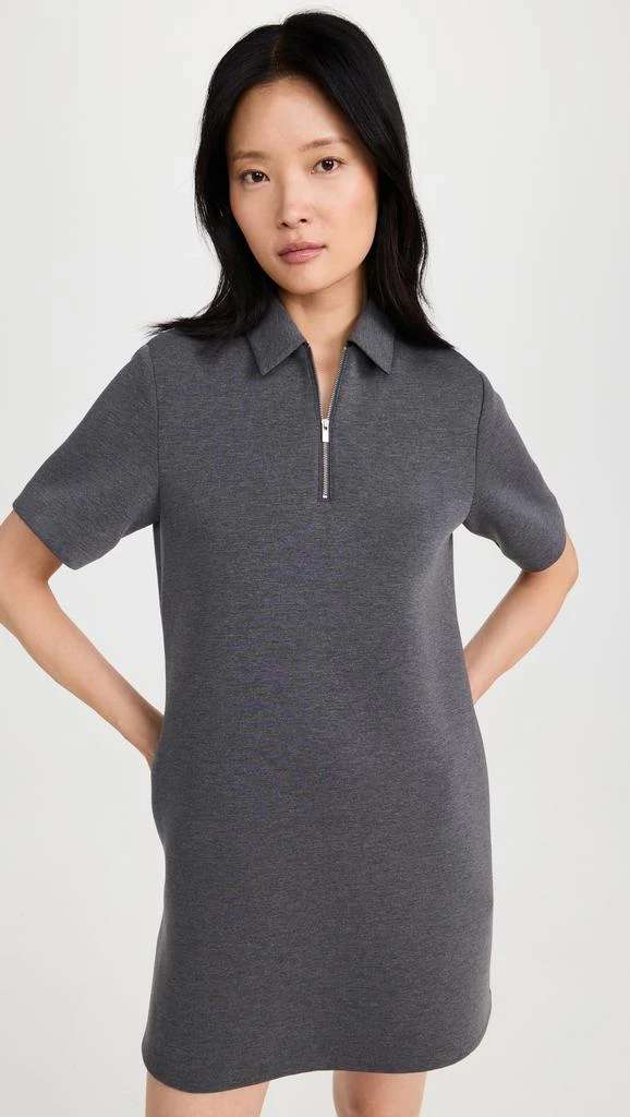 Theory Short Sleeve Half Zip Dress 1