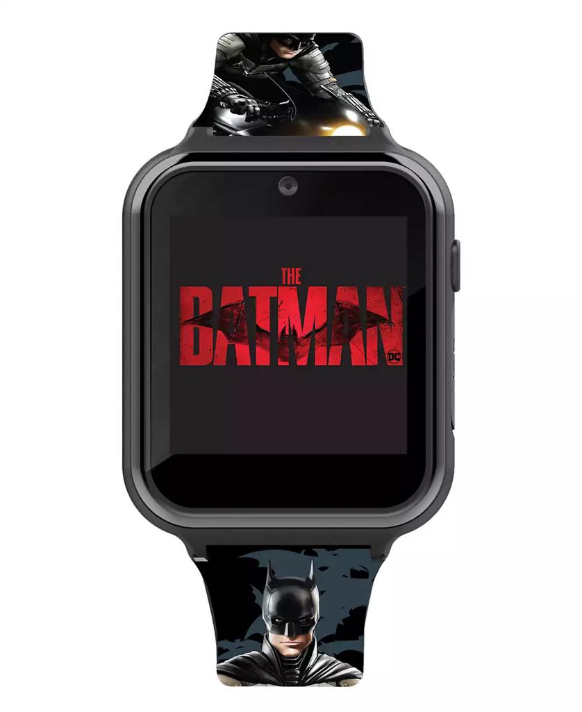 Accutime Unisex Black Silicone Strap Smart Watch