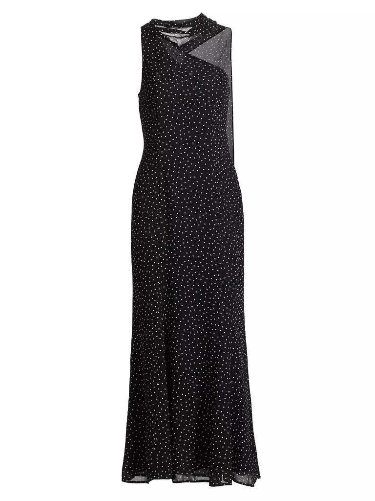Reformation Rosalynn Polka dot Sleeveless Maxi Dress 1