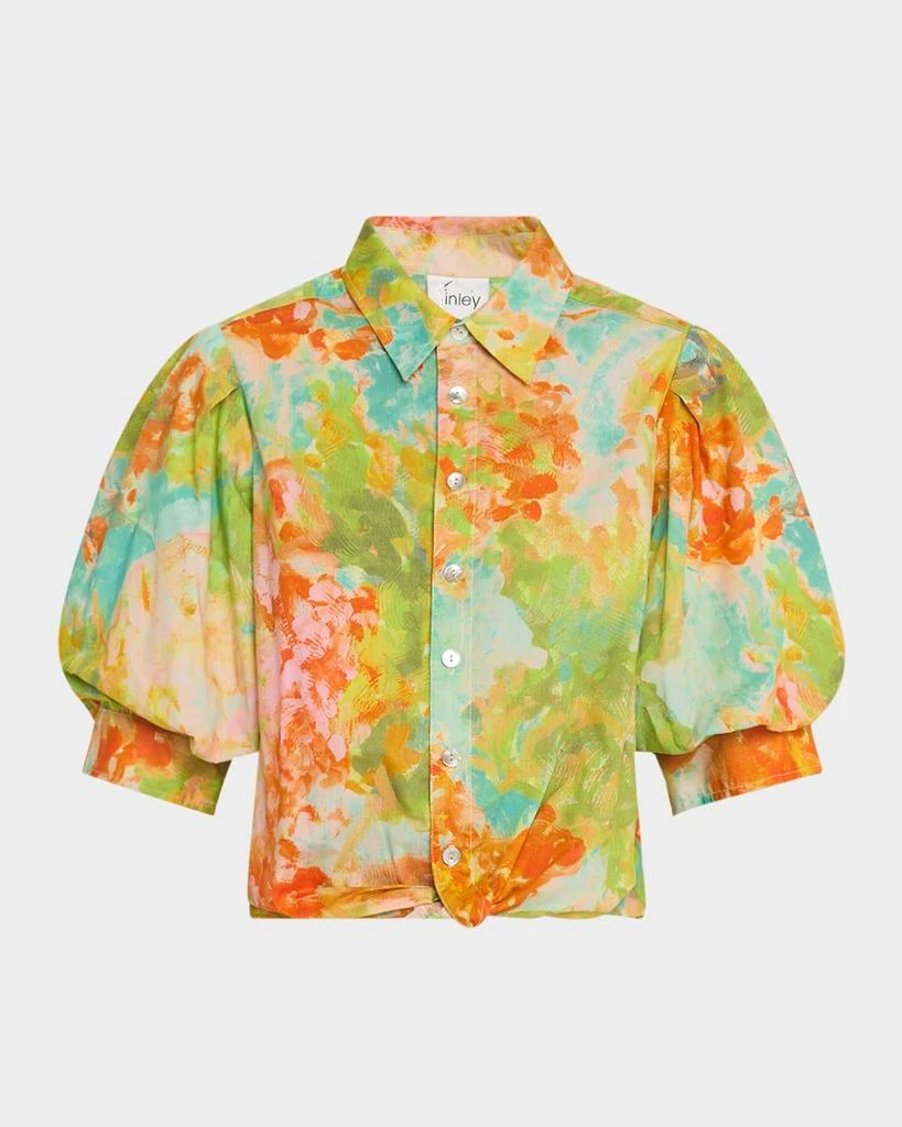 Finley Bomba Floral-Print Cotton Top 1