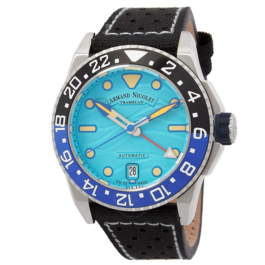Armand Nicolet JSH GMT Automatic Men's Watch A487RGU-TF-P0640NC8 1