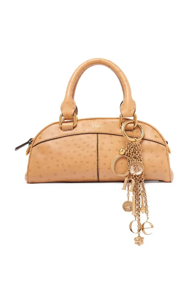 Chloé Chloé Charm-Detailed Calfskin Bowling Bag - Moda Operandi