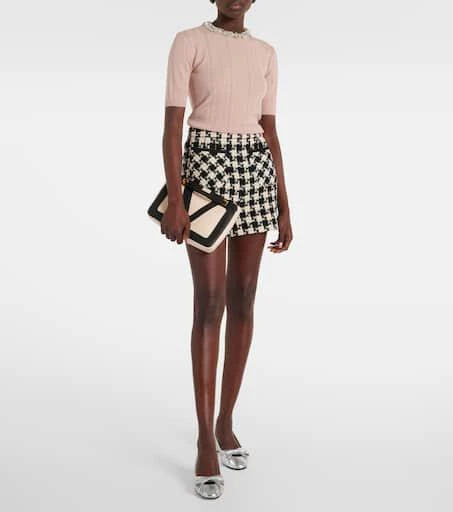 Valentino Embellished virgin wool sweater 2