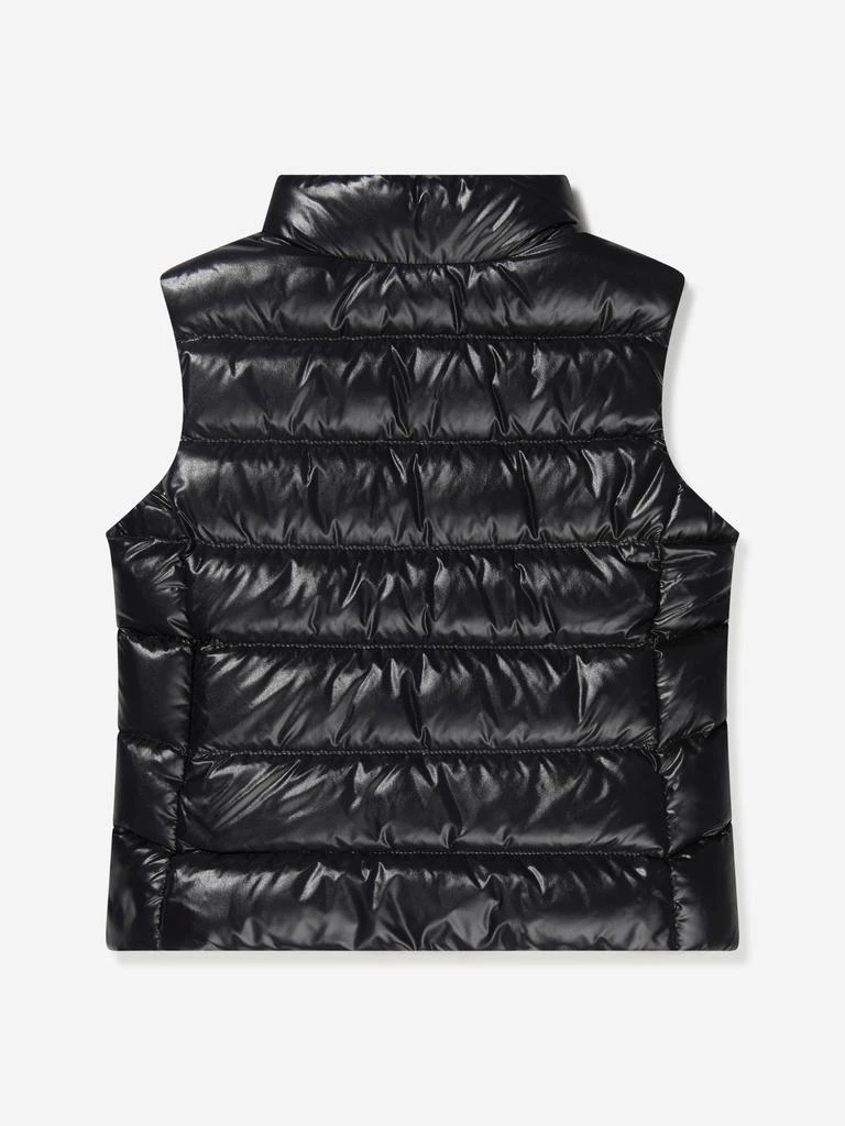 Moncler Moncler Enfant Girls Down Padded Ghany Gilet in Black 2
