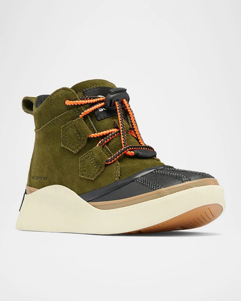 SOREL Kid's Out N About Waterproof Suede Boots, Kids 2