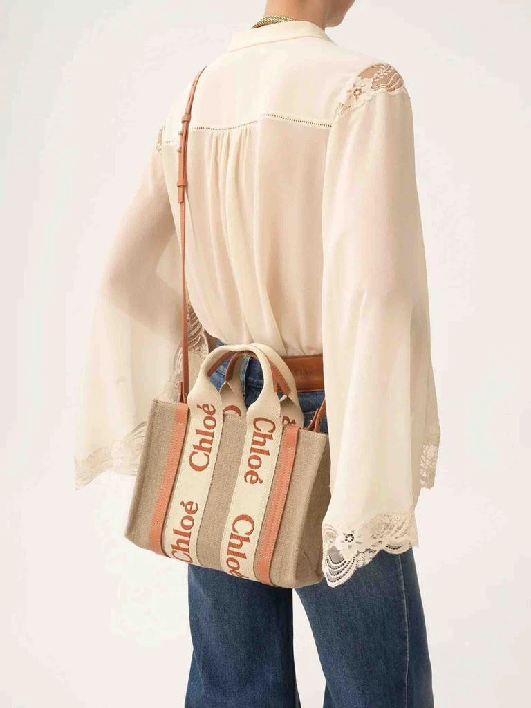 Chloé Chloé Woody Mini Tote Bag 2