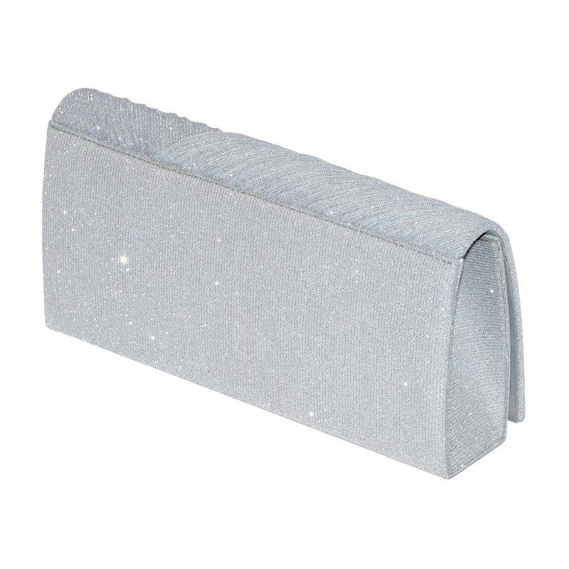 Club Rochelier Glitter Evening Bag With Pleats