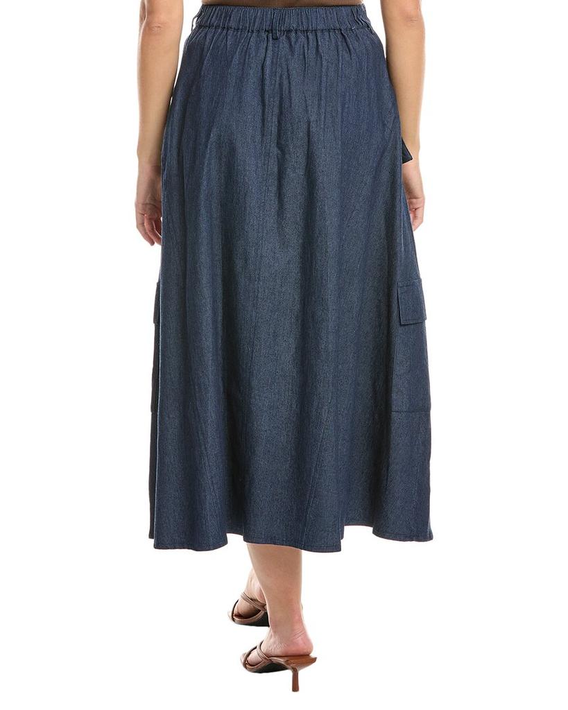 Gracia Denim Cargo Skirt