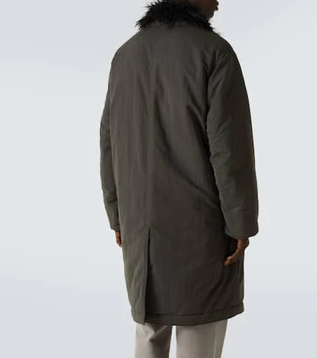 Our Legacy Polar faux fur-trimmed coat 4
