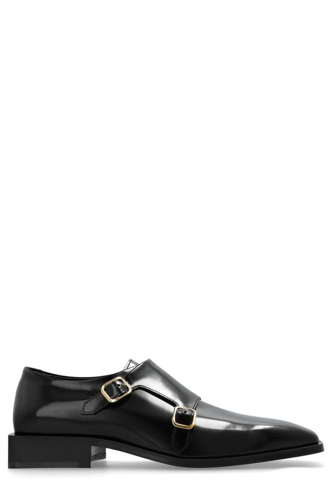 Salvatore Ferragamo Ferragamo Square-Toe Double Buckled Loafers 1