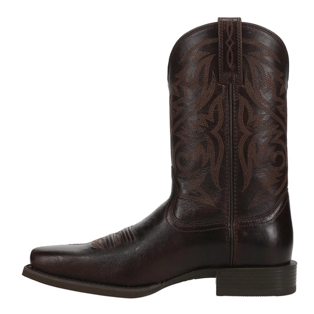 Ariat Sport Herdsman Embroidered Square Toe Cowboy Boots 3