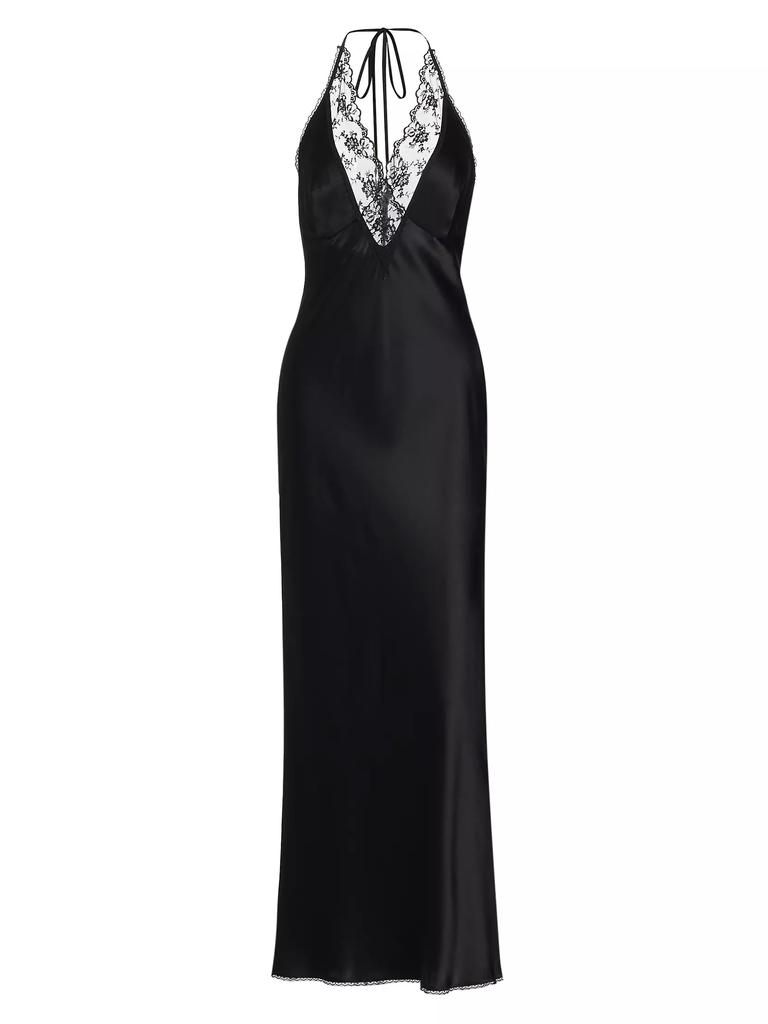 SIR. Reflexión Aries Silk Halter Gown