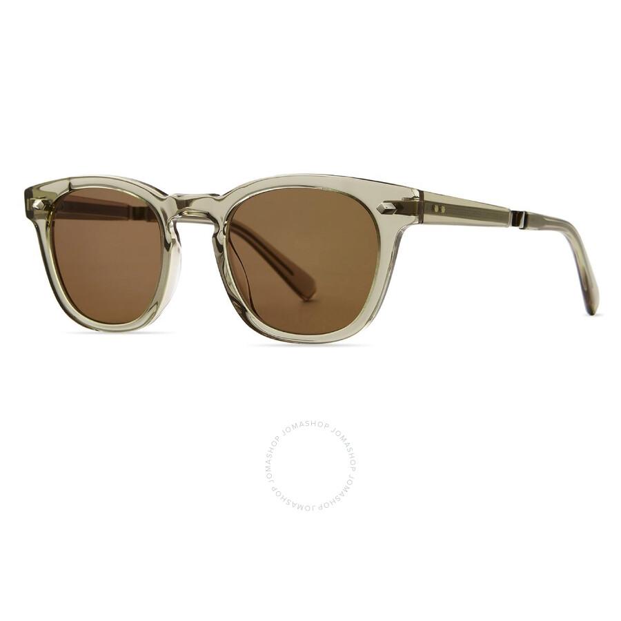 Mr. Leight HANALEI S Kona Brown Oval Sunglasses ML2022 OI-WG/KONBRN 45