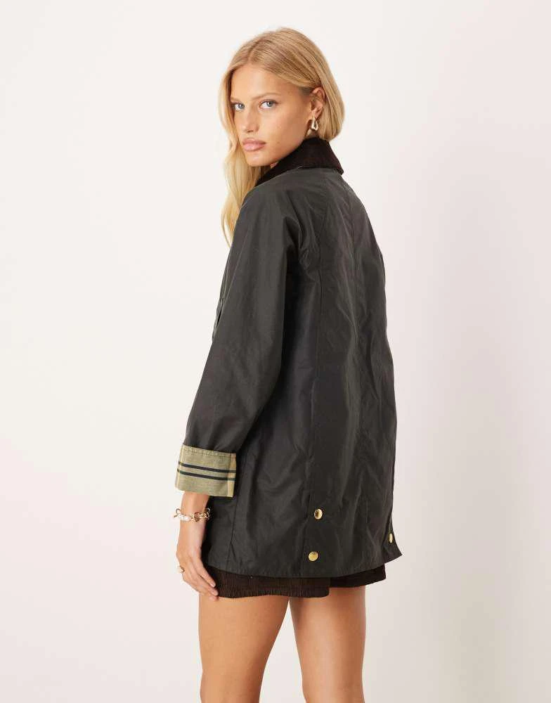 Barbour Barbour Modern Beadnell wax jacket in sage/ancient 4