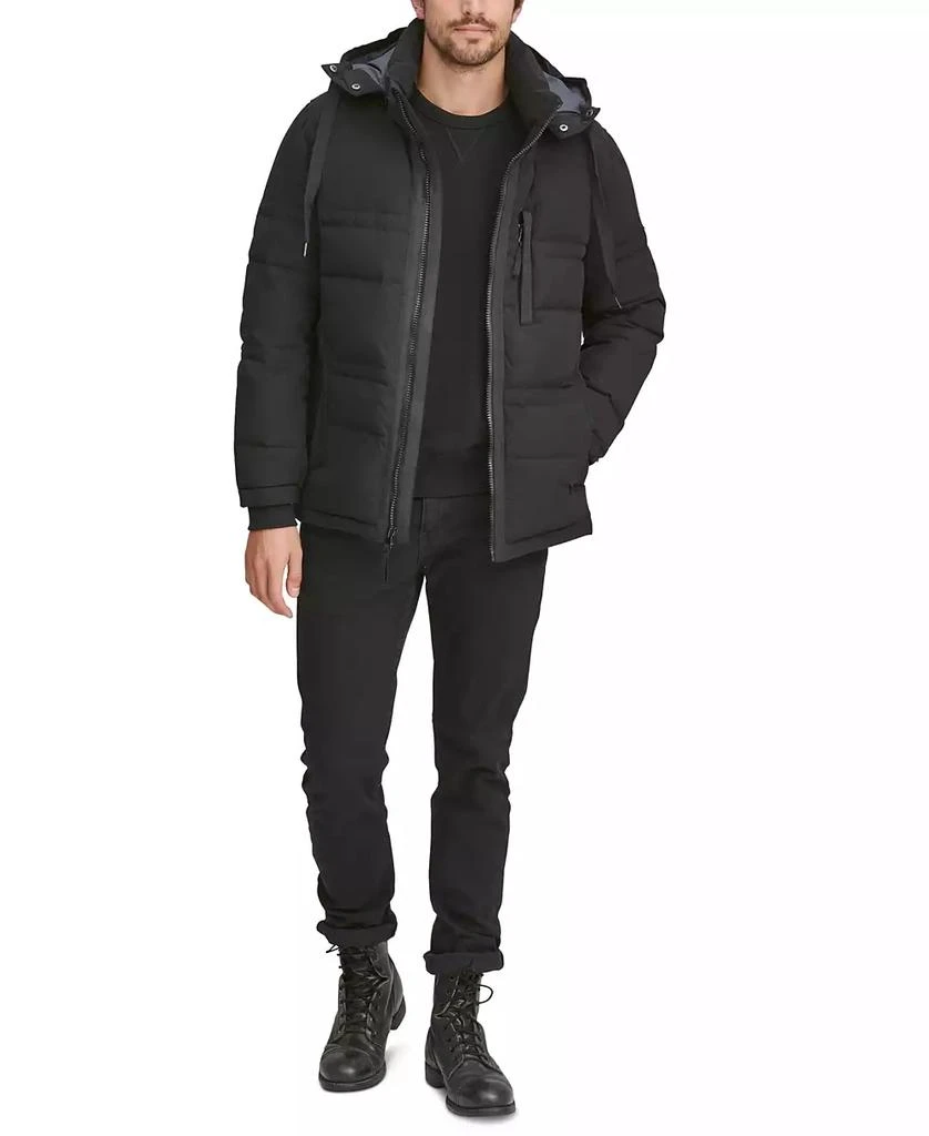 Marc New York by Andrew Marc Men's Huxley Crinkle Down Jacket with Removable Hood 3