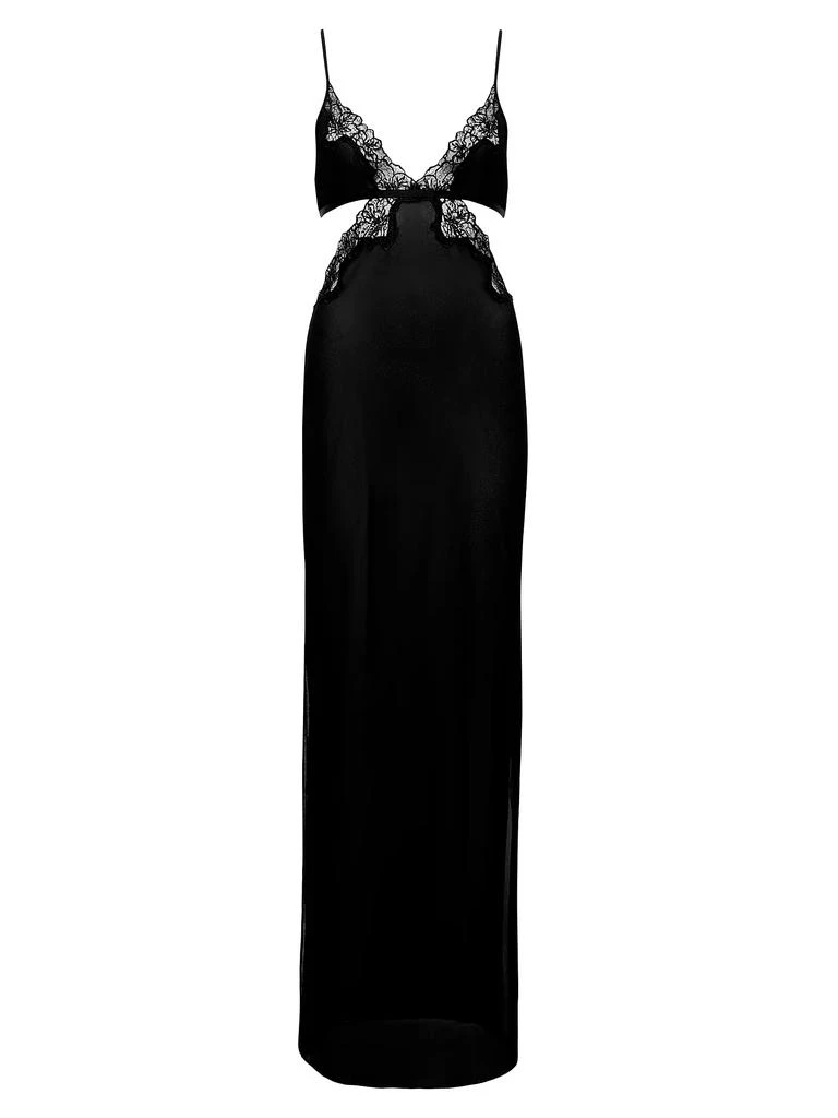 BLUEBELLA Chiffon Cut-Out Maxi Chemise 1