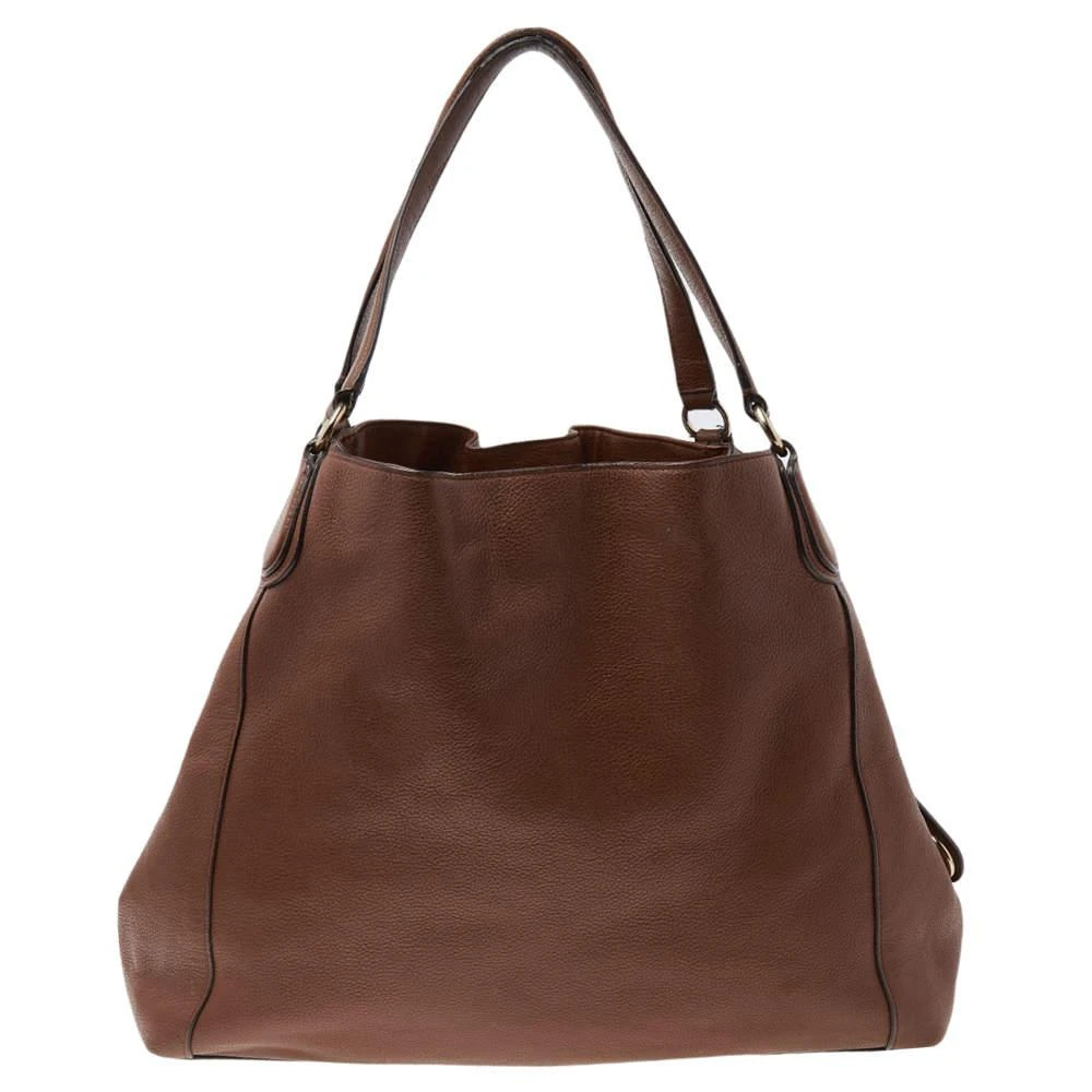 Coach Coach Brown Leather Edie Carriage Shoulder Bag 4