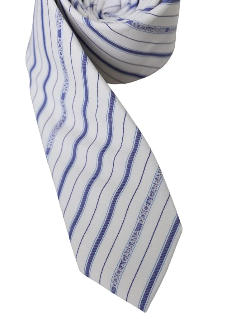 Dolce 
Gabbana Stripes Silk Adjustable Men
s Tie 2