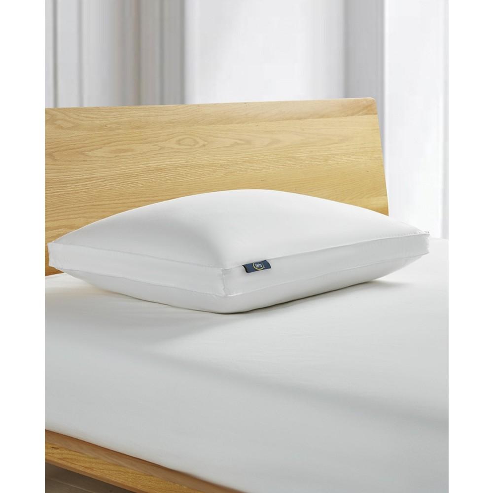 Serta White Down Fiber Side Sleeper Pillow, Standard/Queen