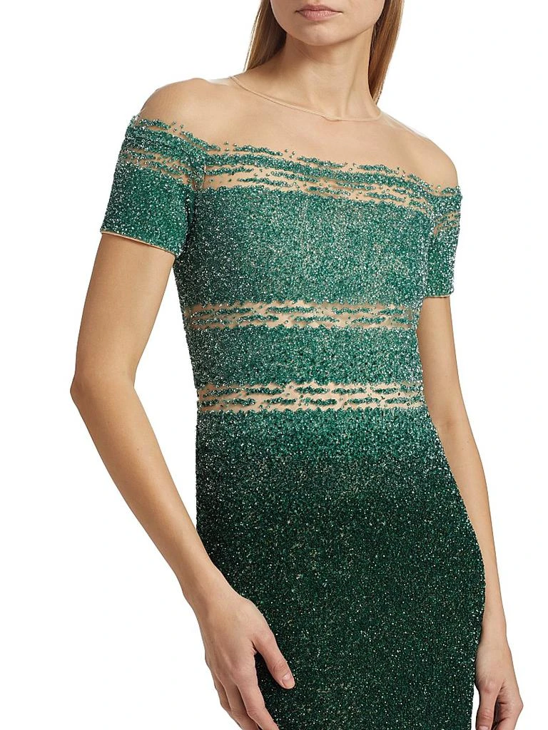Pamella Roland Sig Sequin Gown 6