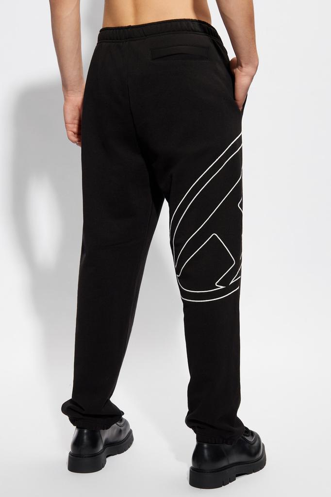 ◆DIESEL◆ P Marquis Megoval Sweatpants Black A099400GYCJ9XX Black P-Marky-Megoval-D Sweatpants by Diesel on Sale