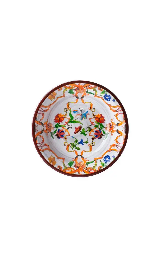 Mario Luca Giusti Mario Luca Giusti - Set-of-Six Pancale Melamine Dessert Plates - Multi - Moda Operandi