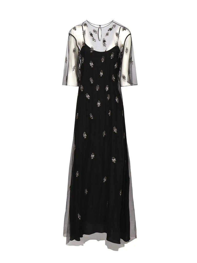 Fendi Floral Embellished Semi-Sheer Long Dress  On Sale Now with Up to 46%  Off | Discover Exclusive Deals & Savings at BeyondStyle  Authentic Fendi  women|apparel & accessories|clothing|dresses|adult with Limited-Time  Discounts,