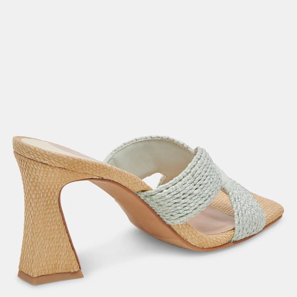 Dolce Vita Nitro Heels Mint Raffia 3
