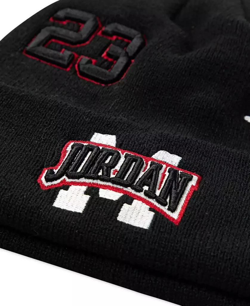 Jordan Boys and Girls 2-Piece Neutral Patch Beanie and Gloves Set