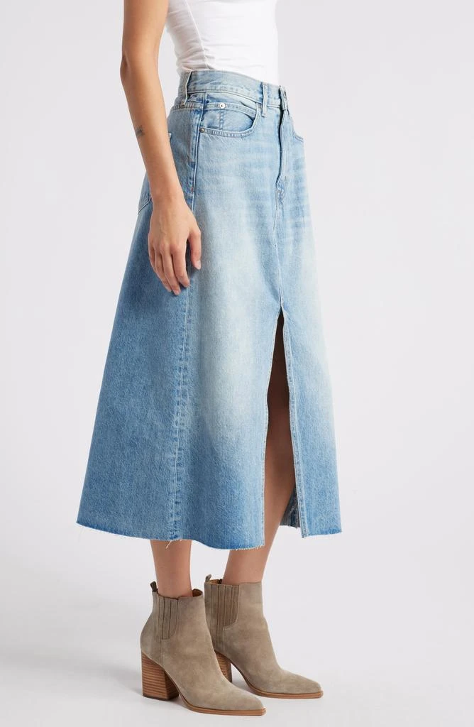 SLVRLAKE Cotton Denim Midi Skirt 3