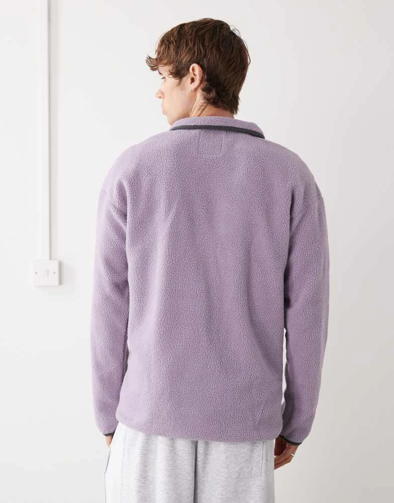 Columbia Columbia Helvetia II half snap fleece in purple 3