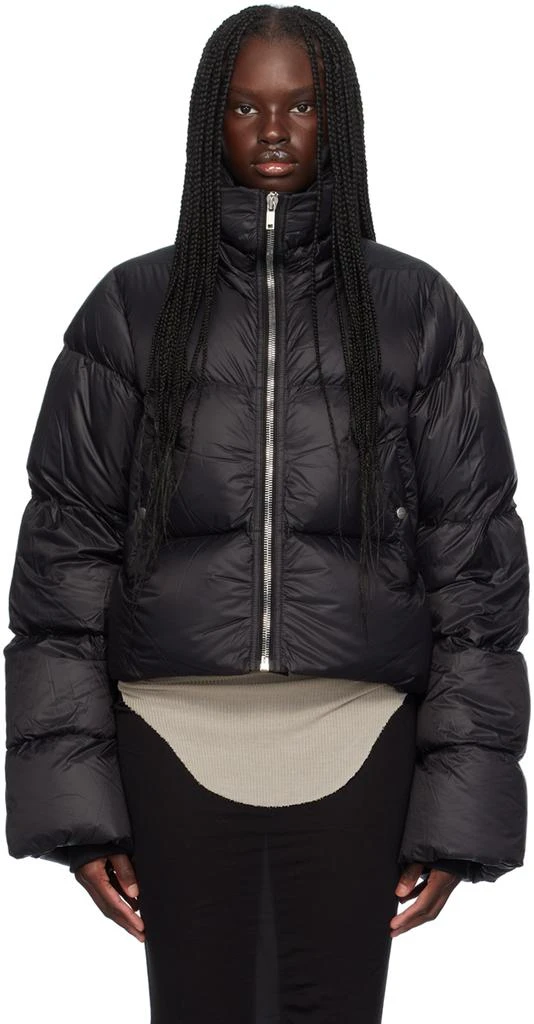 Rick Owens Black Porterville Turtle Down Jacket - Coats - BeyondStyle