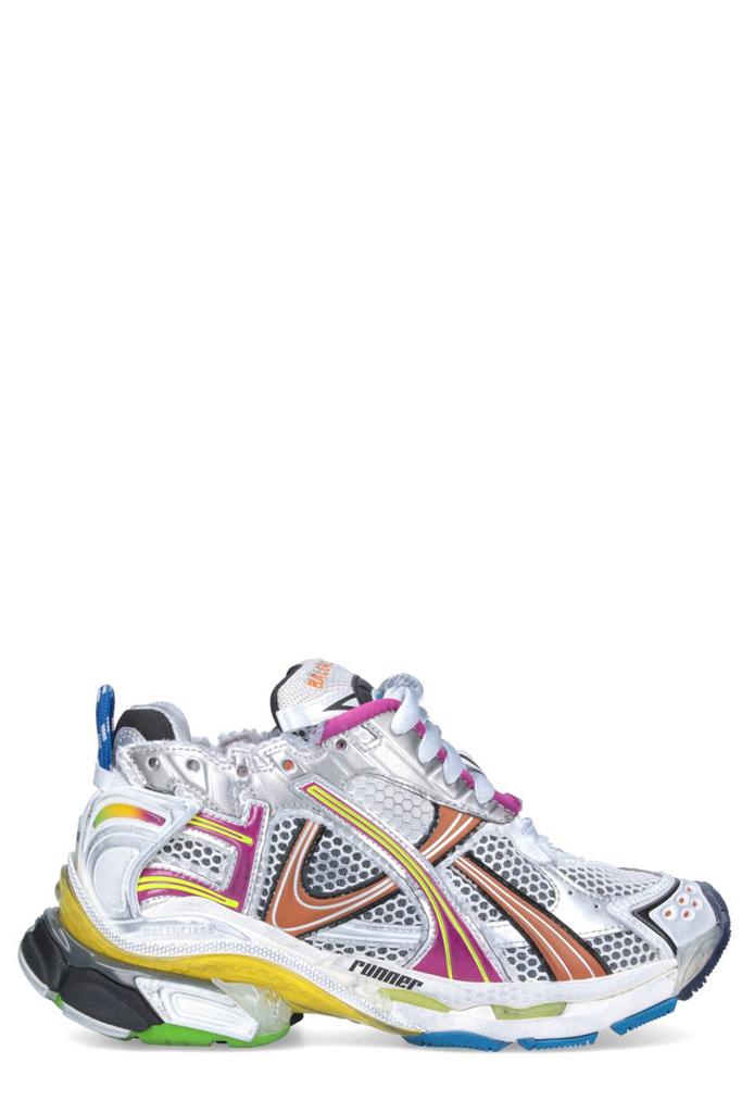 【個性派♪】BALENCIAGA MulticolorMesh And Rubber 6XlSneakers Balenciaga Multicolor Mesh And Rubber Runner Sneakers In
