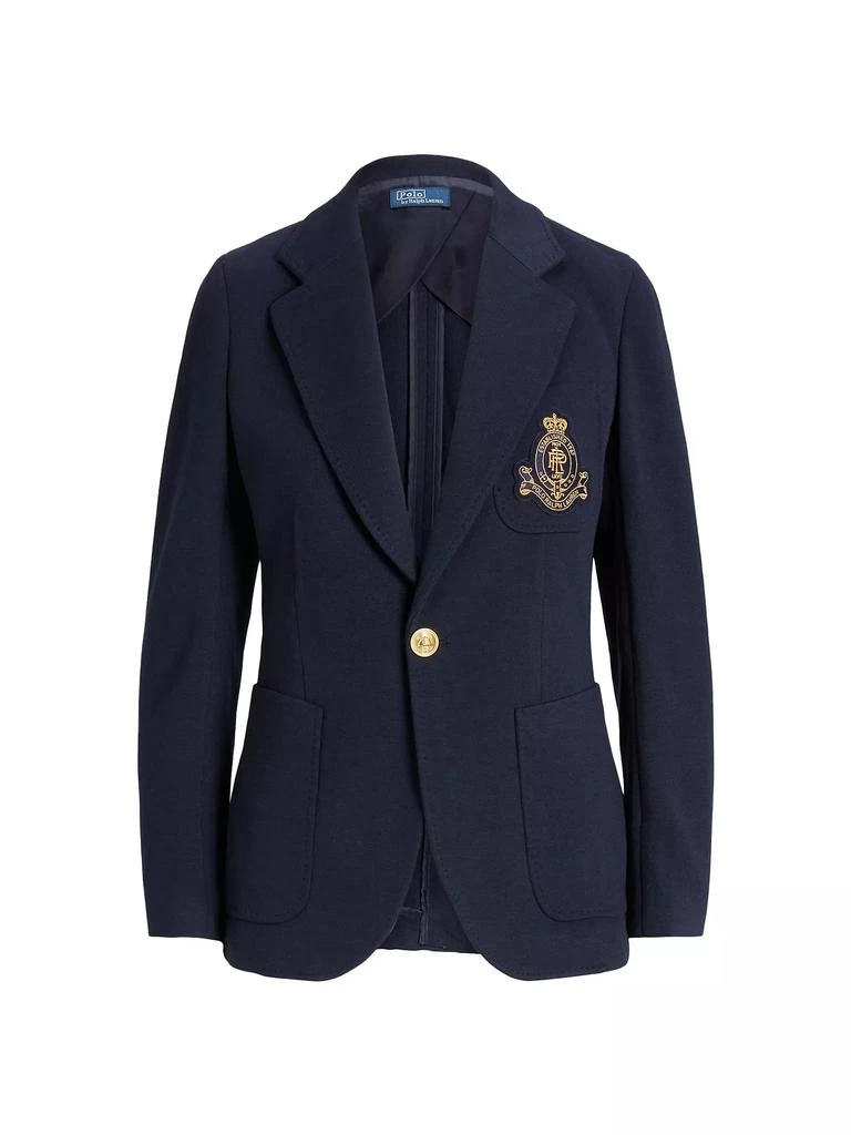 Ralph Lauren Double-Knit One-Button Blazer 1