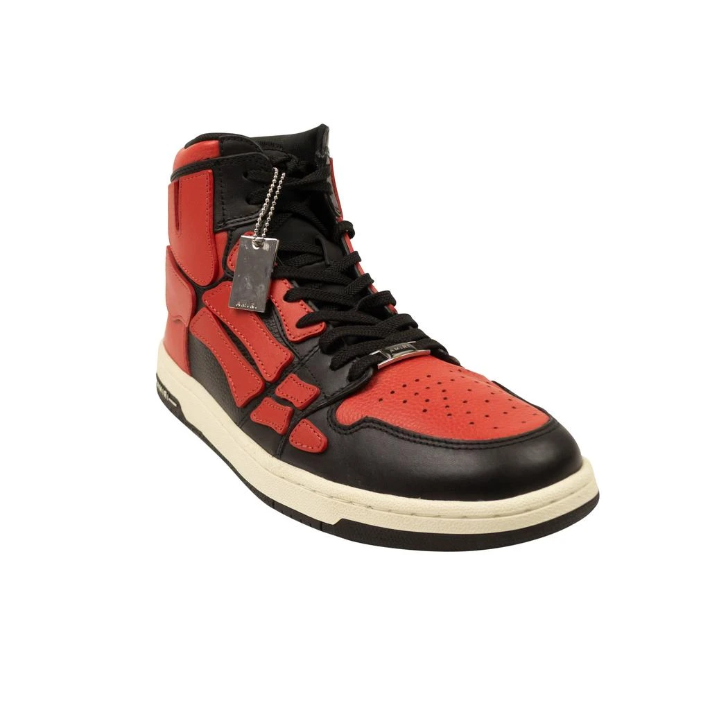 AMIRI MFS002_009 Black/Red  Skeleton Hi Top Sneaker 1