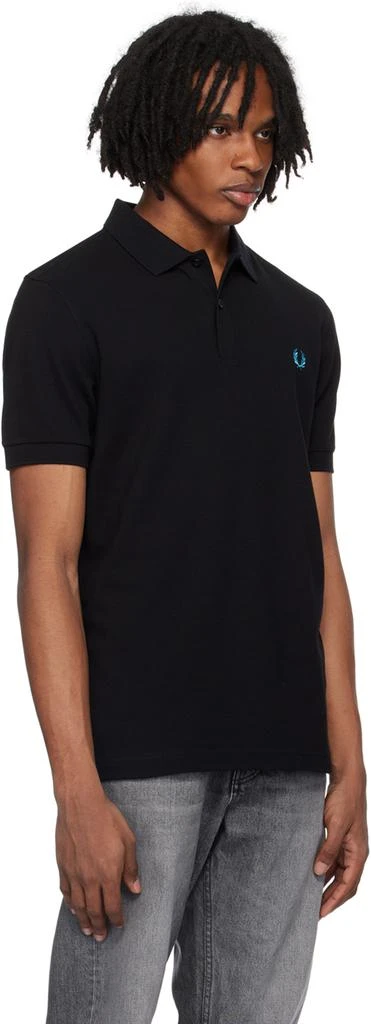Fred Perry Black 'The Fred Perry' Polo 2
