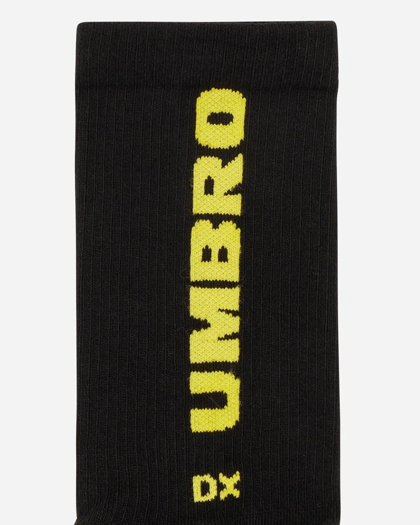 Umbro Short Socks Black / Yellow 4