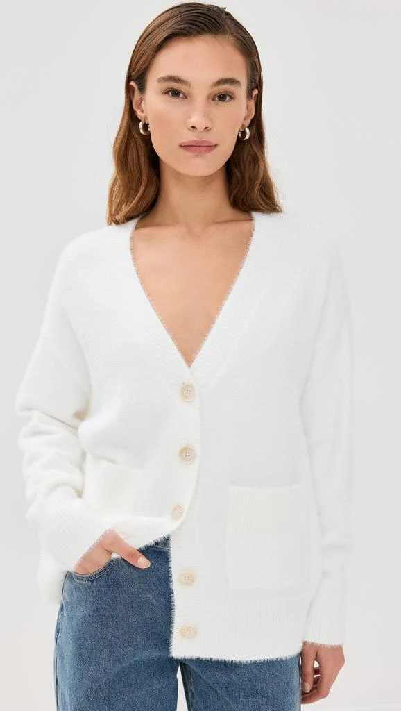 Good American Oversized Plush Cardigan 1