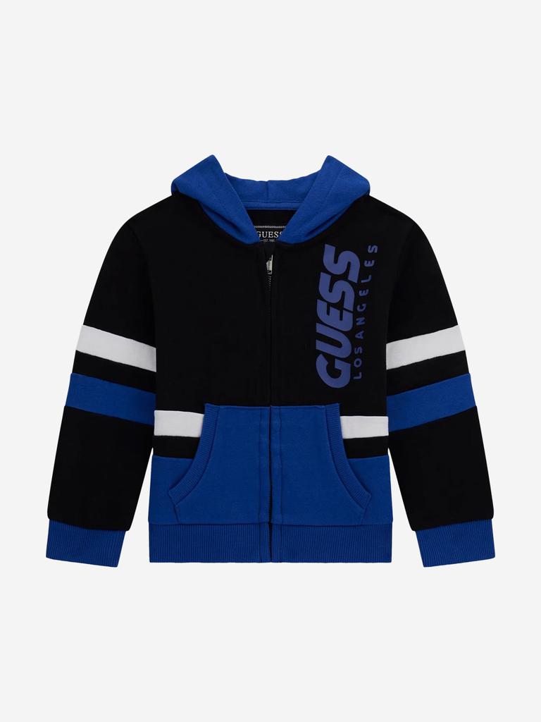 GUESS Boys Active Zip Up Top in Blue