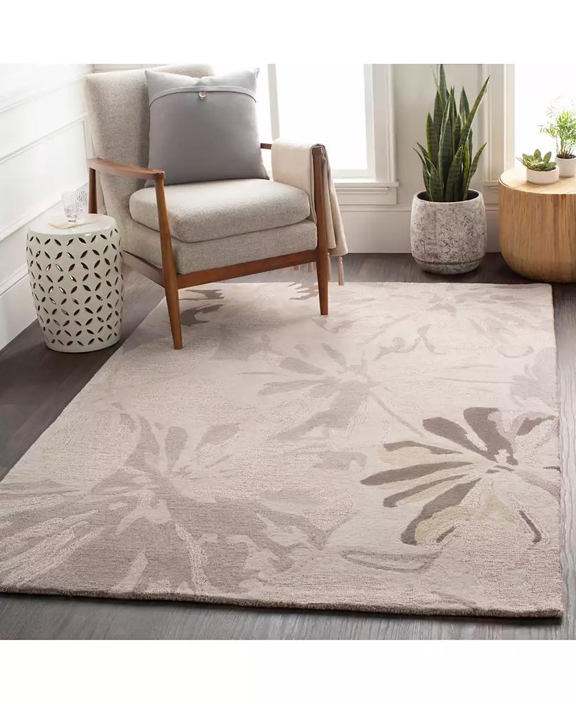 Surya Athena ATH-5135 Taupe 6' Square Area Rug