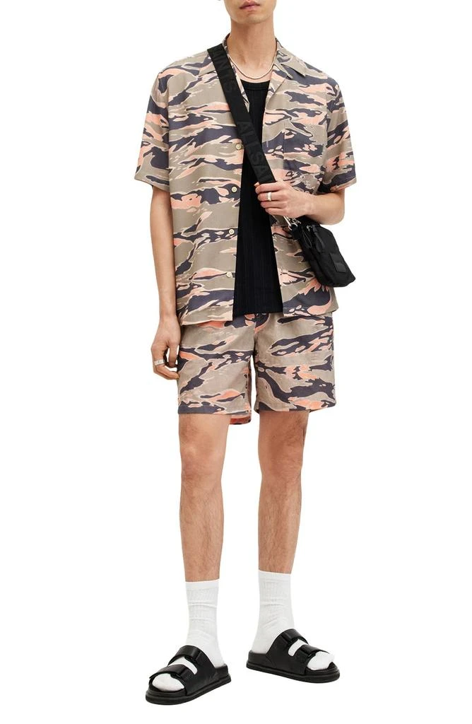 ALL SAINTS Solar Camo Swim Trunks 7