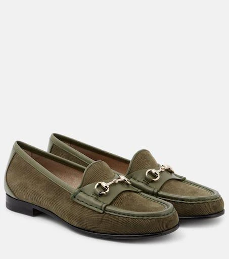 Gucci Horsebit 1953 corduroy loafers 1