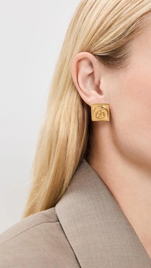 Anni Lu Swirly Square Earrings 2