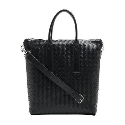 Bottega Veneta Intrecciato large size zipped tote bag 1