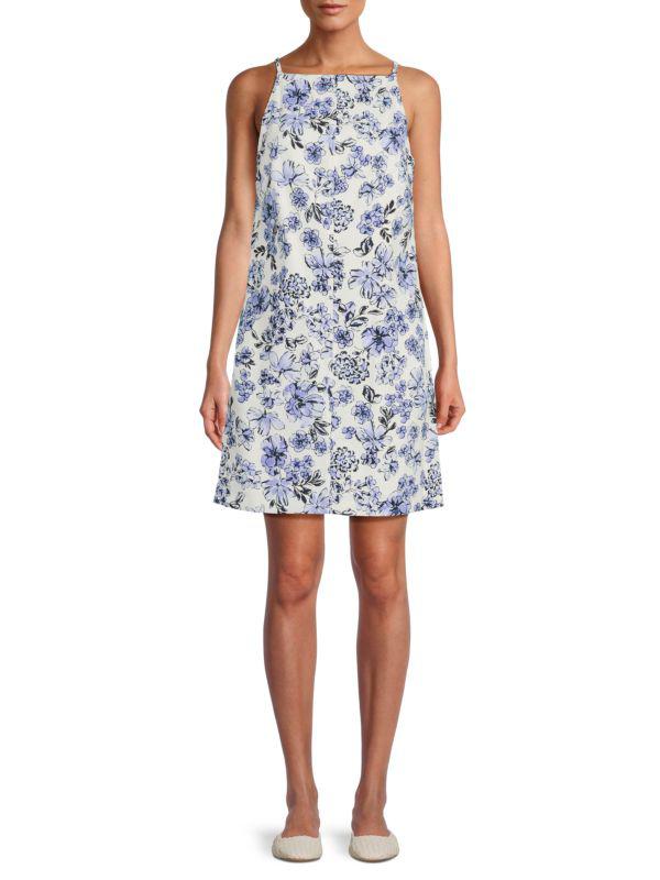 Tommy Hilfiger ​Floral Square-Neck Minidress